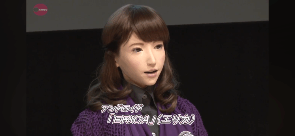 大阪万博：石黒浩教授アンドロイドERIKA衣装